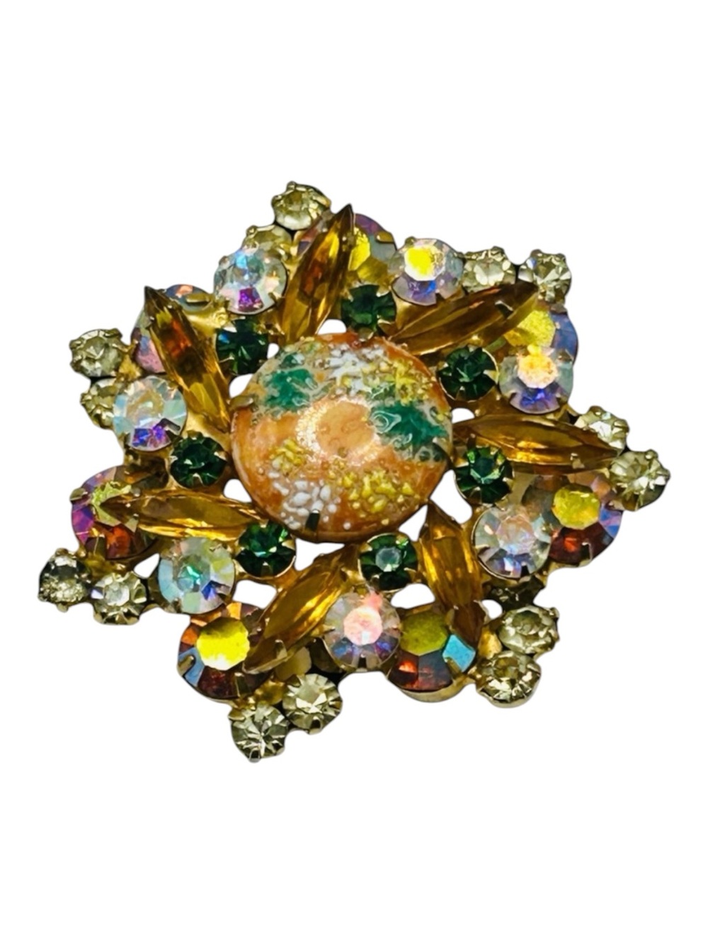 Fabulous Vintage Juliana Easter Egg Brooch Pendant